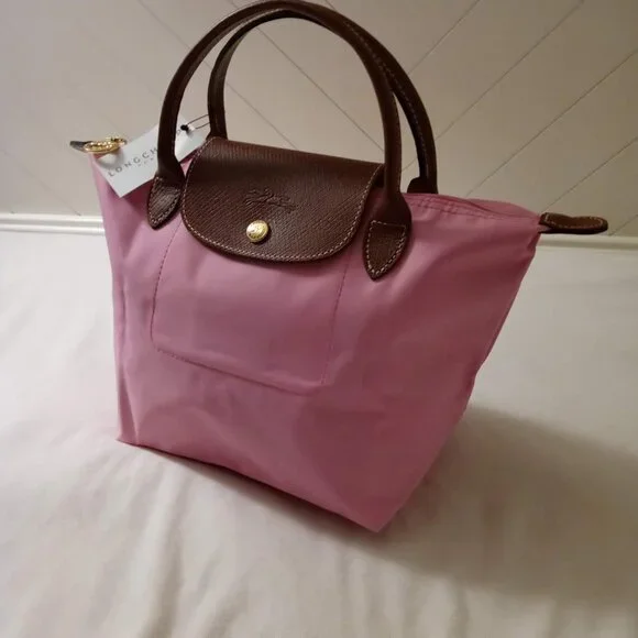 NWT Longchamp Le Pliage Small Pink Handbag - Picture 2 of 10